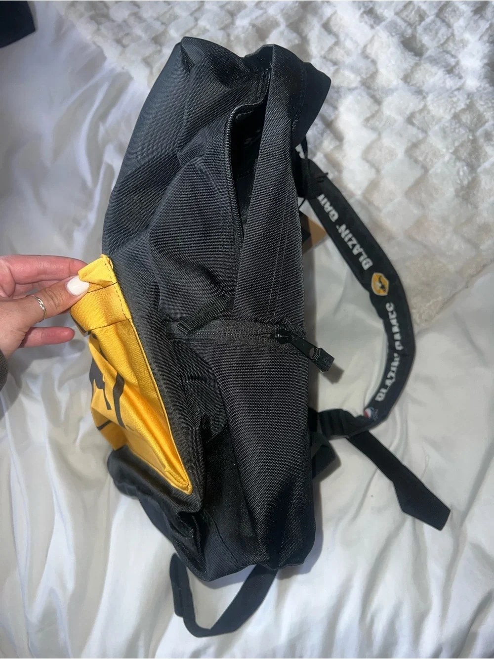 BUFFALO WILD WINGS Black and Yellow Blazin games 2021 Backpack - Everyday Pack